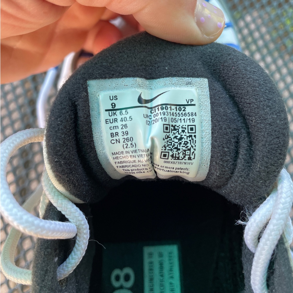 Nike Air Max 98 White Teal Nebula University Gold - Picture 5 of 9